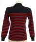 Preview: woman seamansweater marine/cerise (dark blue/cherry red)