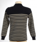 Preview: man seamansweater marine/ercu (dark blue/white beige)