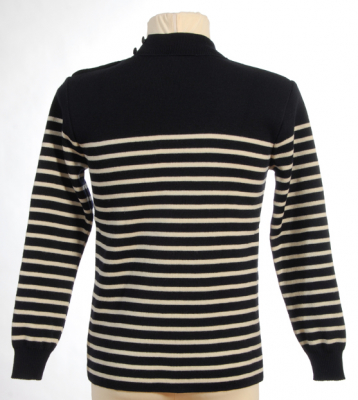 man seamansweater marine/ercu (dark blue/white beige)